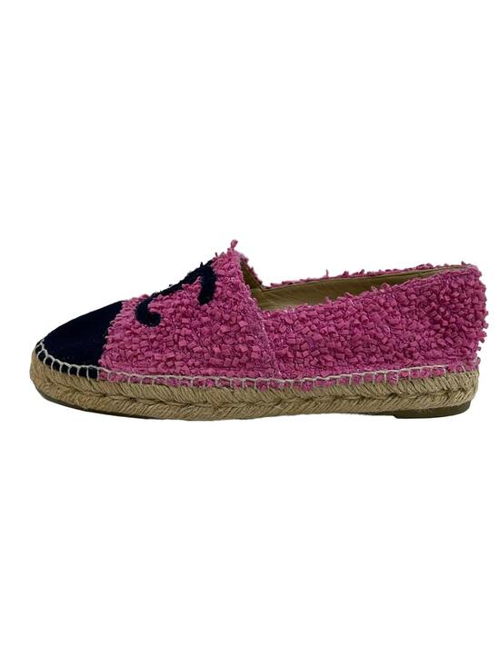 Chanel Shoes - Chanel Pink Dark Navy Tweeds Chemical #279444C53B
